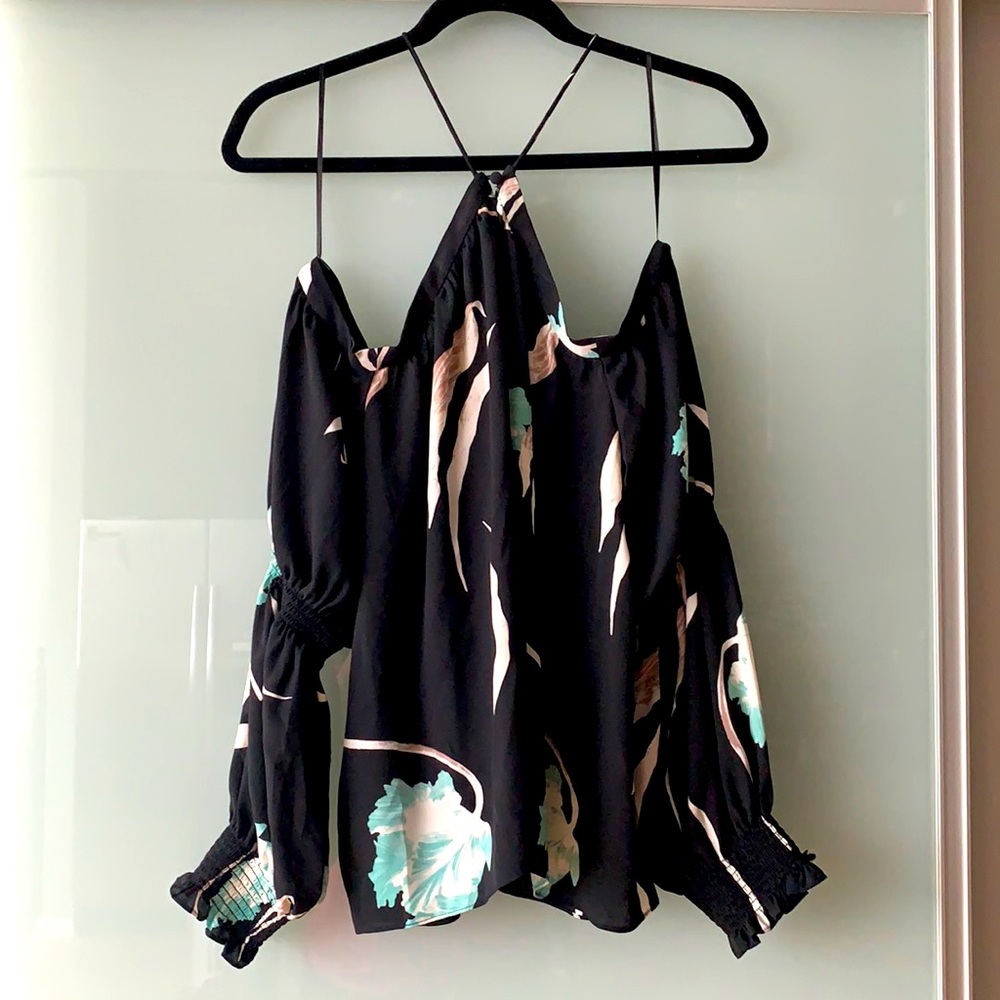 1. State Floral Blouse